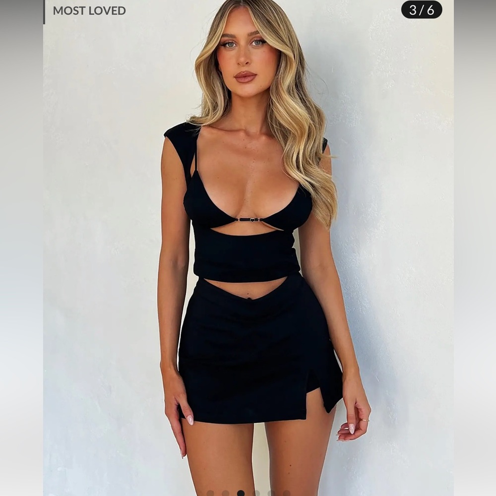 Tiger mist - DAPHNIE SKORT black size xs